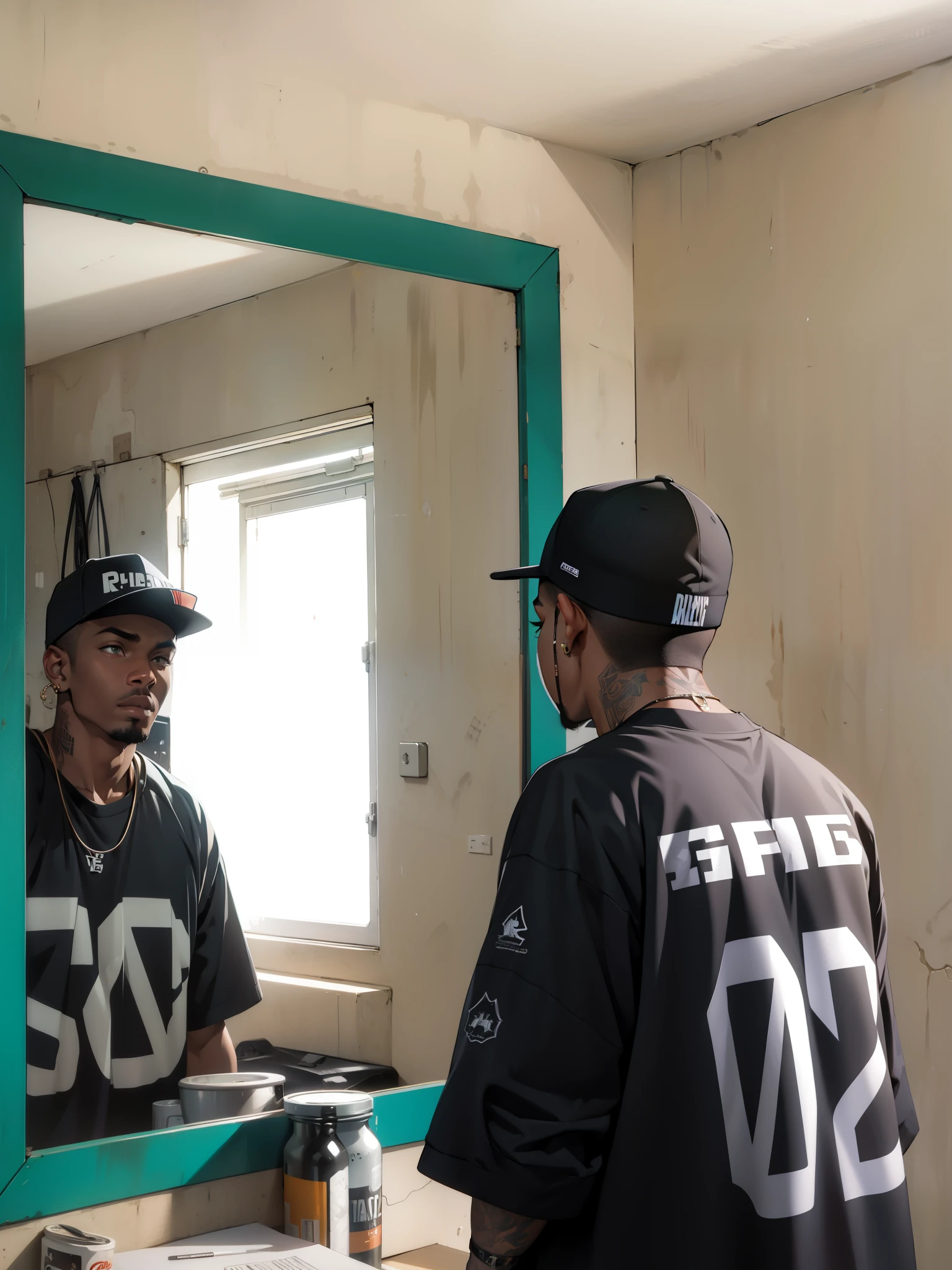 Fill this image with the aesthetics of hip-hop culture,