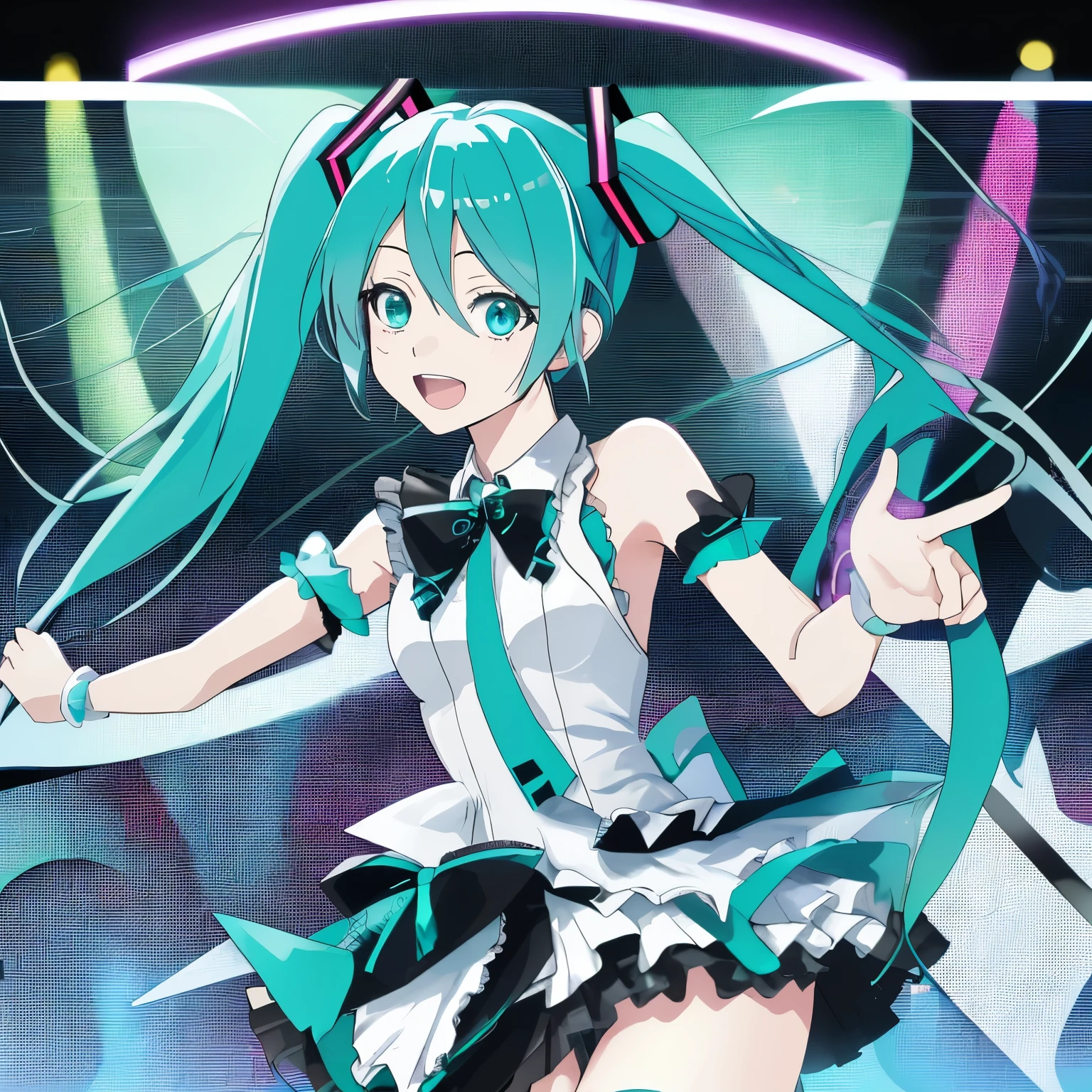 Miku hatsune colorful stage