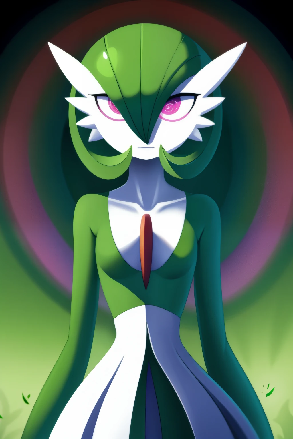 Gardevoir, empty eyes, spiral eyes, enchanted, entraced, hypnotized