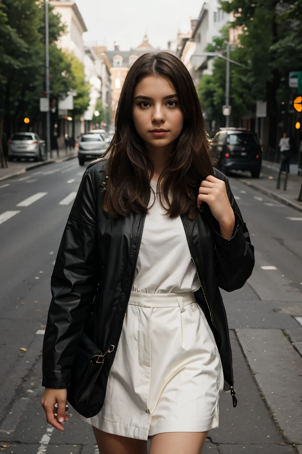 Girl In Avenue