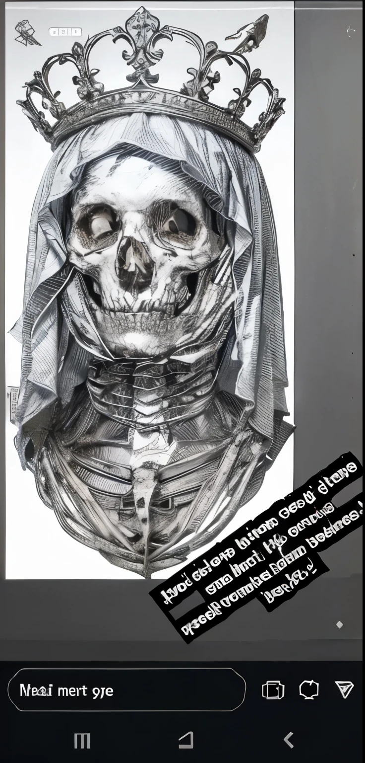 Make the face more skeletal without changing the style