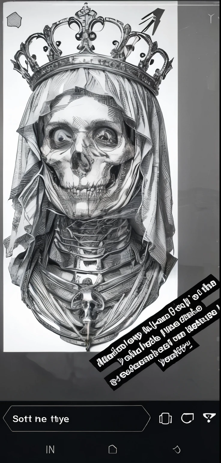 Make the face more skeletal without changing the style