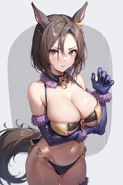 air groove \(umamusume\), big tits, dangerousbeast, elbow gloves, gloves