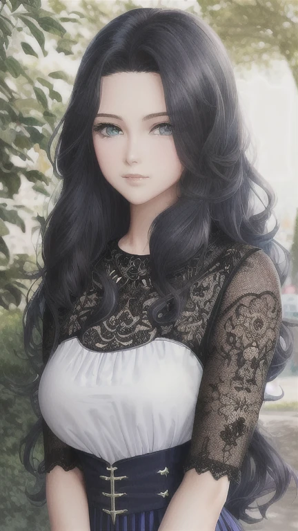 A beautiful and detailed (sweet portrait) von ((Krystal)), Sternenfuchs Krystal, Schlank, liebenswert, green eyes, medium breasts, (((Lange blaue Haare 1.3))), ((schwarze haarspitzen)), Dekollete, Grinsen, hoch schauen,, anthro, Pelzig, Hochgeladen E621, detailed flauschige fur, (von Fluff-Kevlar, Bayard Wu, Personalami, Pino Daeni), detailliertes Gesicht, (flauschige), 1 girl, Allein, wears a uniform , befindet sich in einer schule