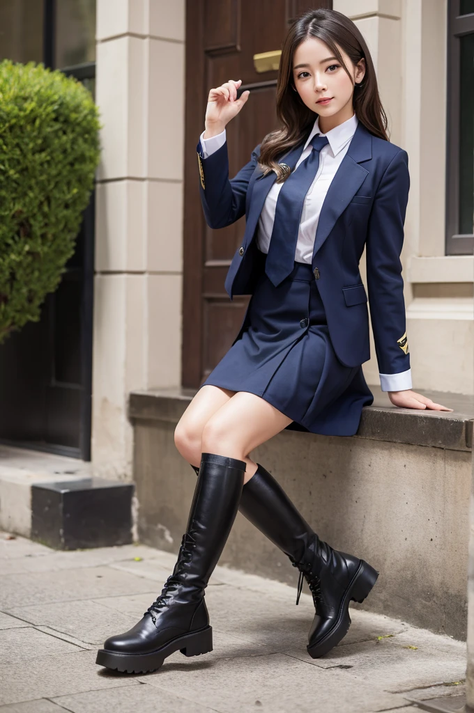 uniform Boots woman