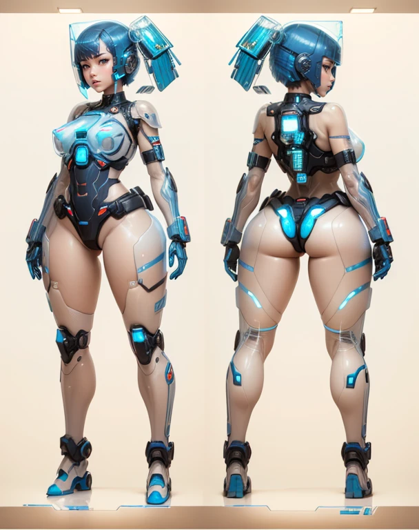 (RAW quality:1.4), One Girl, Japanese, , Textured skin, (Sky blue shiny short hair:1.4), Very detailed, Advanced Details, high quality, 最high quality, High resolution, 1080p, hard disk, beautiful,(Gundam),Beautiful cyborg woman,large body,((Wearing Futuristic Transparent Reinforced Plastic Machine Parts。:1.4)), Nipples covered with transparent mechanism, Mechanically protected front groin, (Exposed lower abdomen:1.4), The bare skin of the large body is exposed., large body naked, Perfect Proportions, Great tit, (He carries a lot of weapons on his back..:1.4), (Hero Pose), Combat pose, Medium Shot, folded building background, City in flames, (The blue LED on the bust top glows strongly:1.4), Biologically correct, pubic_hair,