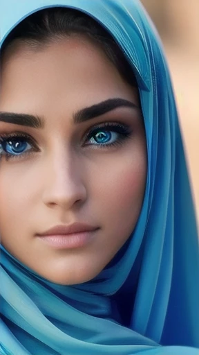 This is not a complete request yet:😄
Imagine a breathtakingly beautiful Muslim woman from Lebanon, wearing a hijab, who is widely regarded as one of the most stunning individuals in the world. Her captivating appearance is characterized by her enchanting blue eyes and a flawless, fair complexion that radiates a natural, sun-kissed glow. Her hijab gracefully frames her face,
adding an aura of elegance and modesty to her overall presence. The intricate folds and delicate draping of the hijab showcase the meticulous attention to detail and the stylish touch she brings to her attire. Her striking blue eyes, like shimmering sapphires,
hold an air of mystery and depth. They have a mesmerizing quality, drawing people in with their captivating gaze and leaving a lasting impression. The intensity of her gaze reflects
a combination of wisdom, kindness, and an inner strength that shines through.
Her skin, with its smooth and radiant texture, carries the natural luminosity of pure white pearls.