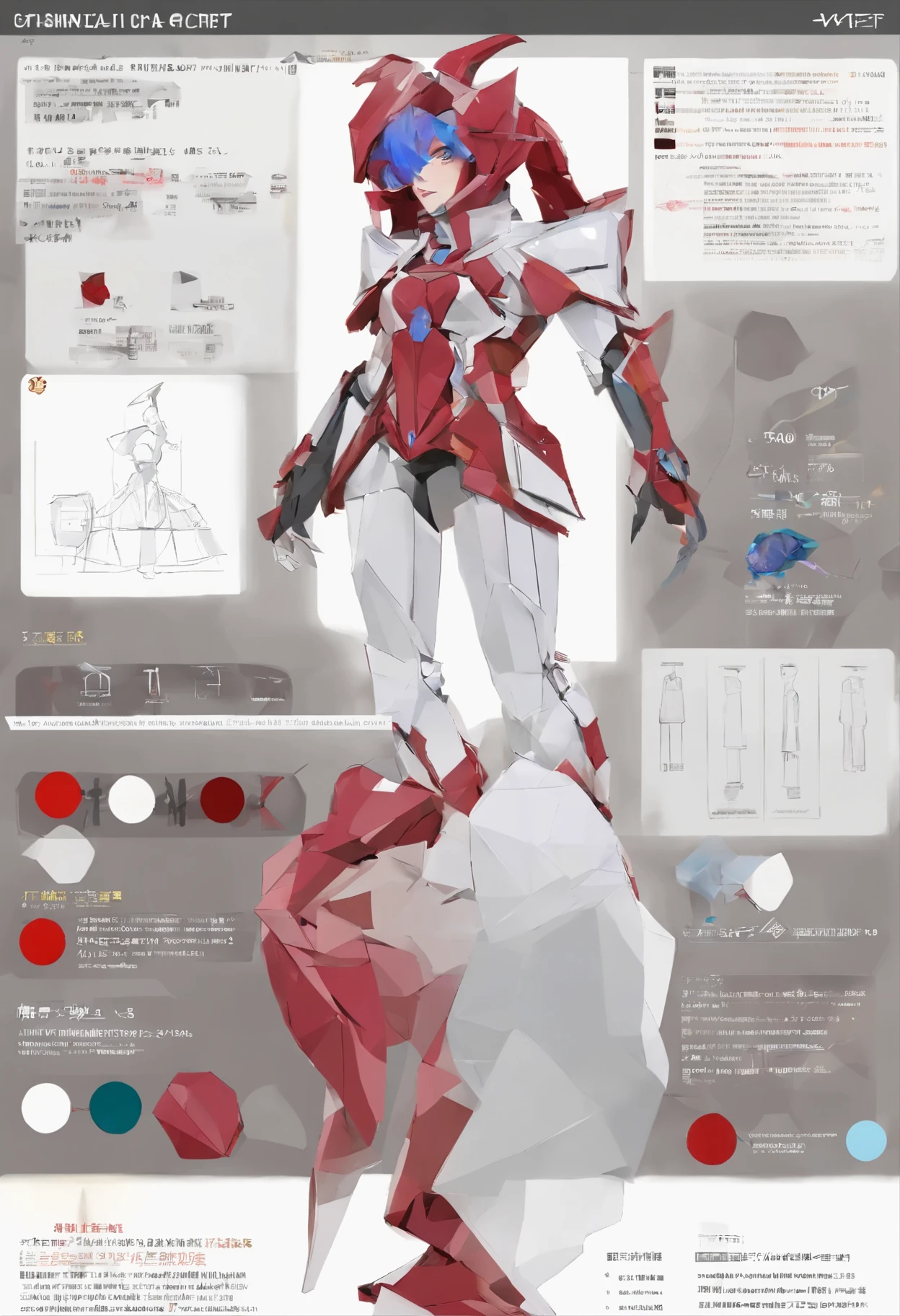World Style,Armor Girl,Crystal material(3D Rendering Armor,refractive index:1.76 - 1.78,Albedo:0.03 - 0.05,ambient Light:Between 20-50,color:Dark Red, Medium saturation,Type of Light:ambient Light:1.2,Light source color:北極Light,Light源强度:Between 1 and 2,Light源方向:Adjust the position and direction of the Light source appropriately according to the shape and material of the object,Number of Light sources:2 - 3 Light sources
)Crystal exoskeleton,Red cape,beautiful female knight,Detailed fantasy art,Red crystal armor,(Red crystal:15),(Red 0.5),(Crystal texture:1.5),Light滑的表面,high transparency,HD晰度,Textures and details inside materials,Piezoelectric effect,逆Piezoelectric effect,Light學繞射,amazing armor,2.5D CGI fantasy artwork, 4k details fantasy,High Detail, Surrealism, Cubism, Constructivism, Chiaroscuro, Light线追踪, backLight, Stereoscopic View, Light, UHD, Retina, masterpiece, precise, Anatomically correct, high resolution, best quality, Textured Skin, HD, 4k
