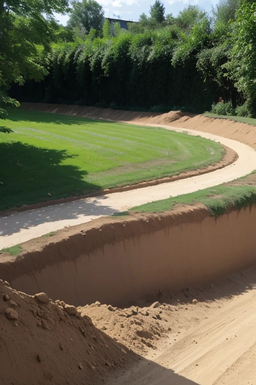 Retaning wall, backfill with earth, around 4m hight
