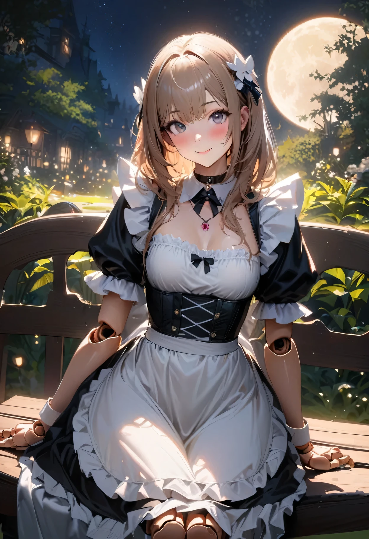 (dirndl), ((skirt)), ((pantyhose)), ((Shiny Costumes)), skindentation, skinny, solo, 1 woman, Masterpiece, highest quality, highest quality, 16K, incredibly absurd, highly detailed, 2.5D, ai-generated, delicate and dynamic, very delicate facial expressions, delicate eye depiction, erotic, only sexy woman, ((A cute and kind face)), healthy figure, ((25-year-old woman)), 160cm tall, medium firm swaying bust, , blush, Sweat,Embarrassed,sexy, ((thin thighs)), (camel toe:0.7), (visible nipples:0.3), (Erect nipples,:0.7), shiny and lustrous, facing straight at viewer, (((in heat))), ((Oily_skin)),, ((dutch angle)), ((erotic pose)), , (((A woman making a confession under the moonlight))),, ((sit)),