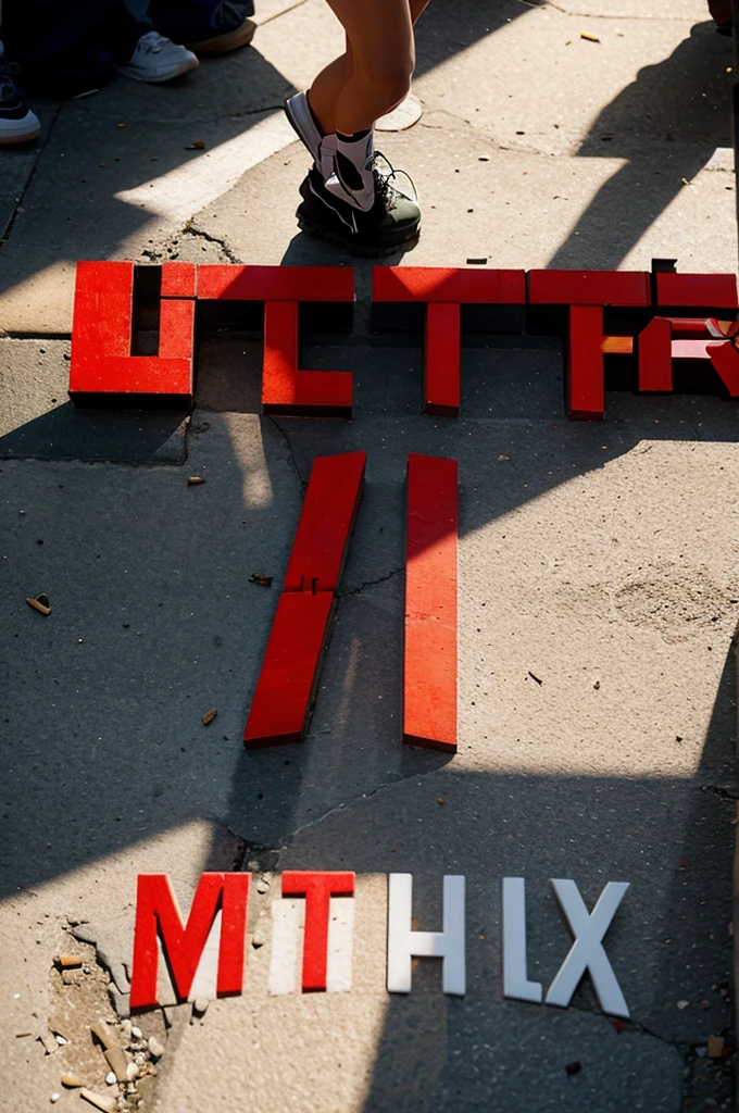 Netflix logo but letter M