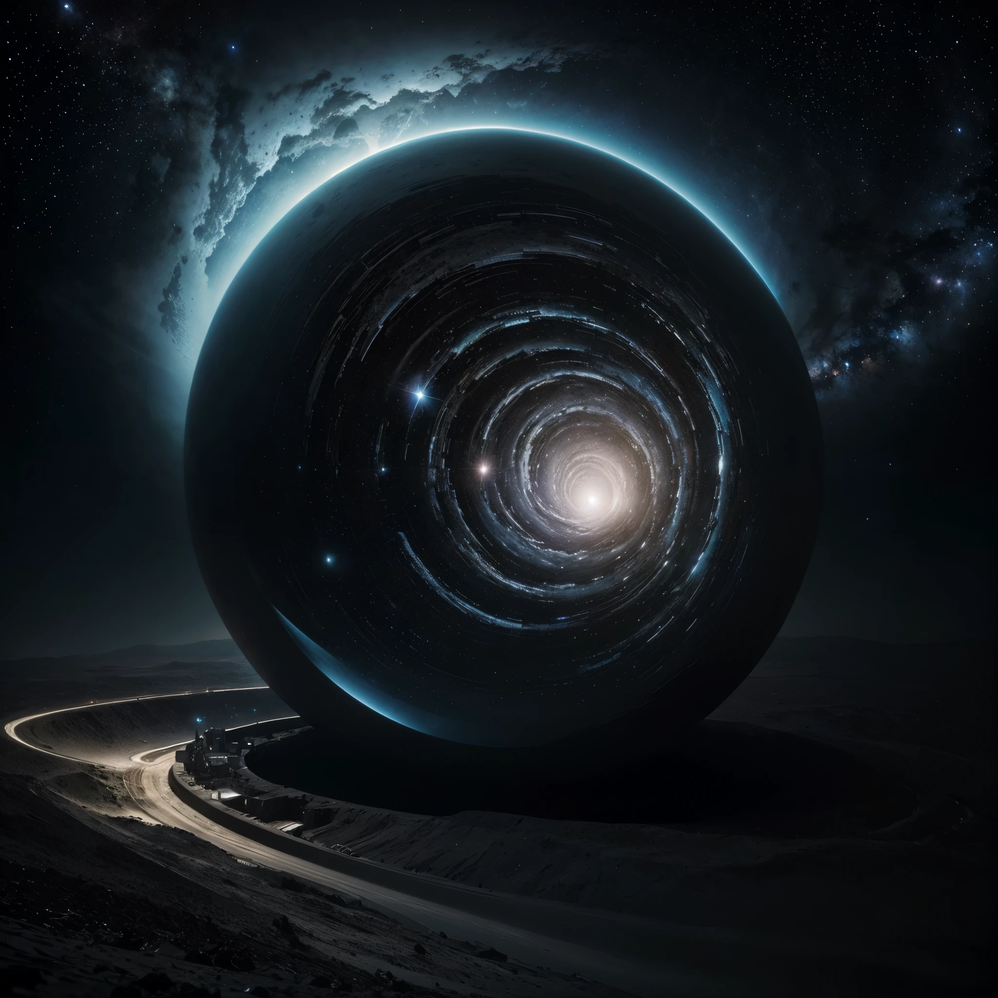 Immersive and breathtaking cinematic photo of a mesmerizing black deep space wallpaper, meticulously crafted with ultra-quality realism. This masterpiece captures the vastness of the universe in stunning 4K resolution, perfectly optimized for widescreen 21:9 display. The clarity and precision of each detail are unparalleled, creating a clean and captivating visual experience. Lose yourself in the infinite wonders of the cosmos with this extraordinary piece of art, meticulously designed to transport you to the furthest reaches of the universe.