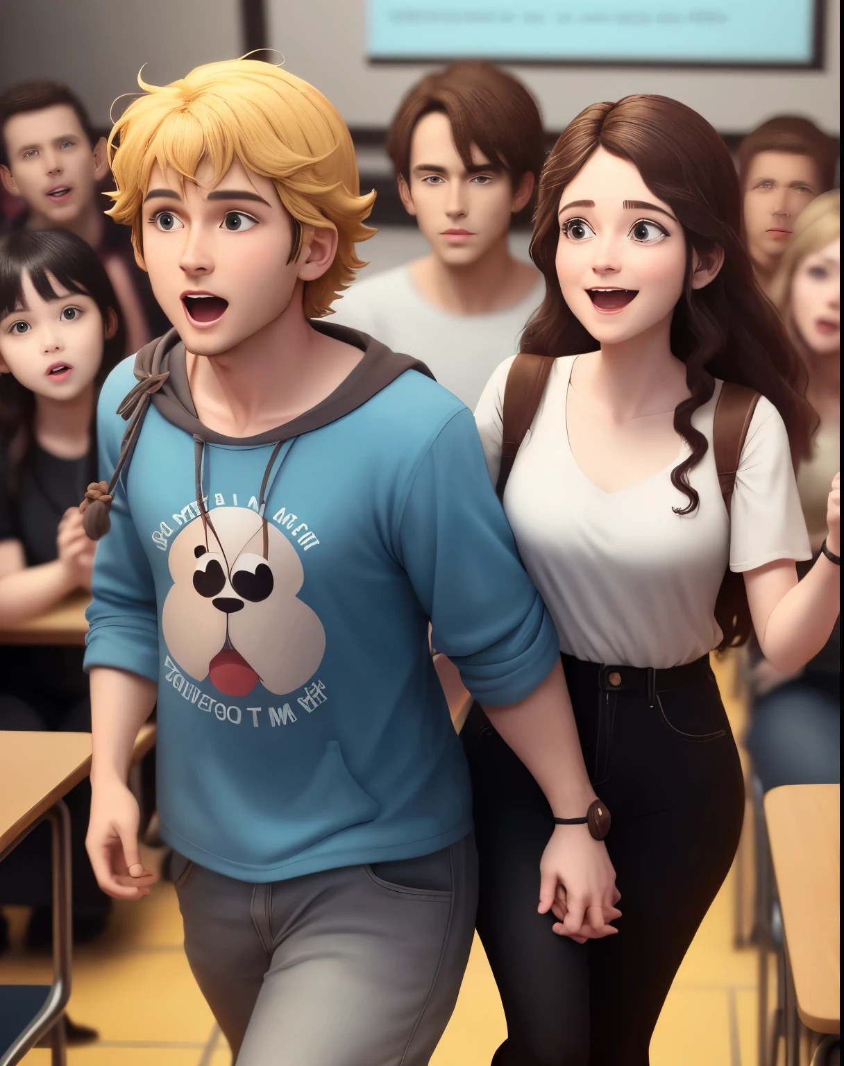 Disney Pixar Inspired Poster, efeito 3D, uma escola com jovens na sala de aula, in a circle and holding hands, with Jesus admiring and with the title CIC in gold color. O VERDADEIRO SENTIDO DE: "Ande com as pessoas certas."
This video will show you the importance of choosing people who motivate you even in the face of life's difficulties..
There you go!
Acredite em cada passo.
haha that's it!!
You are with me, certo?!
Ainda estou te segurando!
Uhuuuull Ian Lightfood is not afraid of anything.
That's wonderful!!!
Sim, mas apenas continue andando.
Do not look back!
Apenas em frente!
You still have the rope, right??
Sim, eu estou.
I am not afraid!!
Eu poderia ficar aqui o dia todo.
Ta bom, mas continue andando!
Temos que ver nosso pai, lembra?
This last step is for you!