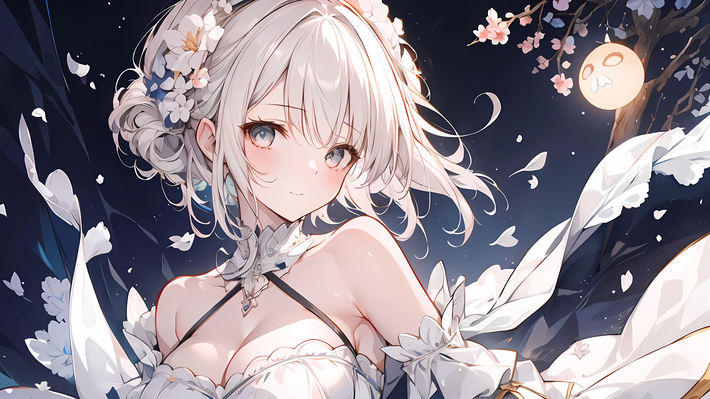 (best quality,4K,8k,high resolution,masterpiece:1.2),Super detailed,(actual,realistically),bright colors,beautiful eyes,delicate smile,Blushed,textured skin,masterpiece,HD,best quality,gentle and beautiful woman,Moderate,Exquisite and sexy collarbone,Charming goose egg face,double eyelids,rosy lips,small nose,Random hairstyle,Hair color random,random costume,Huge big breasts,confident,elegant,noble,feeling of happiness,Subtle blush,gorgeous one,perfect pubic bone,Mature,Close her eyes,side photo