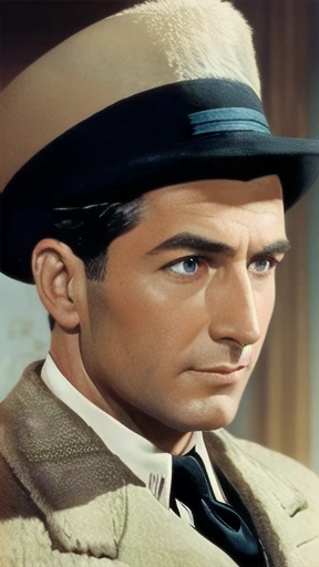 a perfect a litvak man, focus on the character's face.