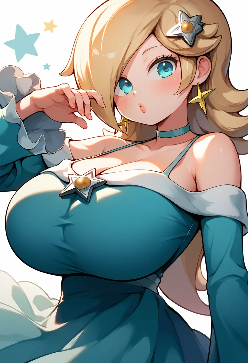 (POV, 1boy, faceless male, POV paizuri, paizuri, breast squeeze:1.4), best quality, high resolution, upper body, 1girl, rosalina, railwars!, (huge breasts:1.4), (blush, embarrassed), (sweat:1.2)