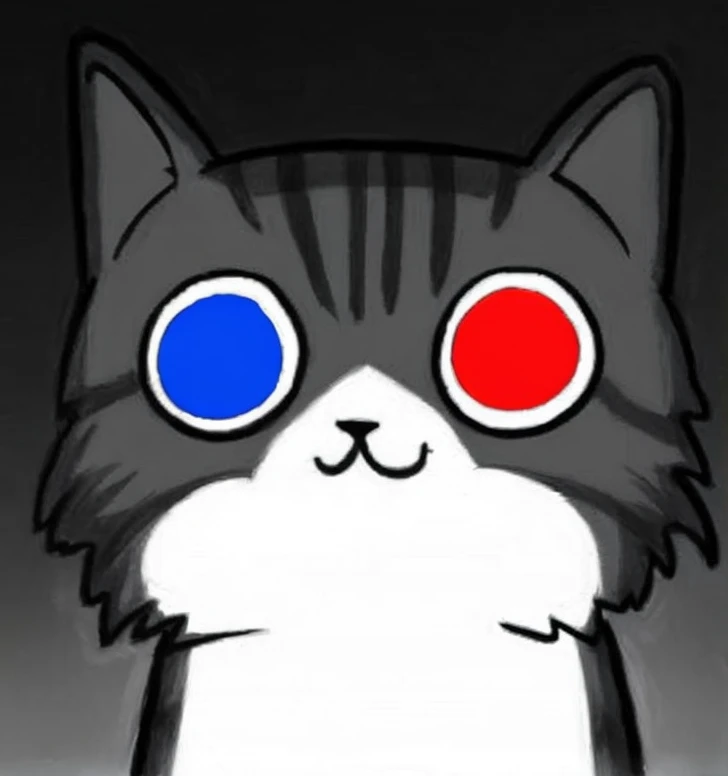 Drawing of a cat
