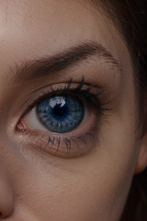 close-up, blue eyes, close-up image