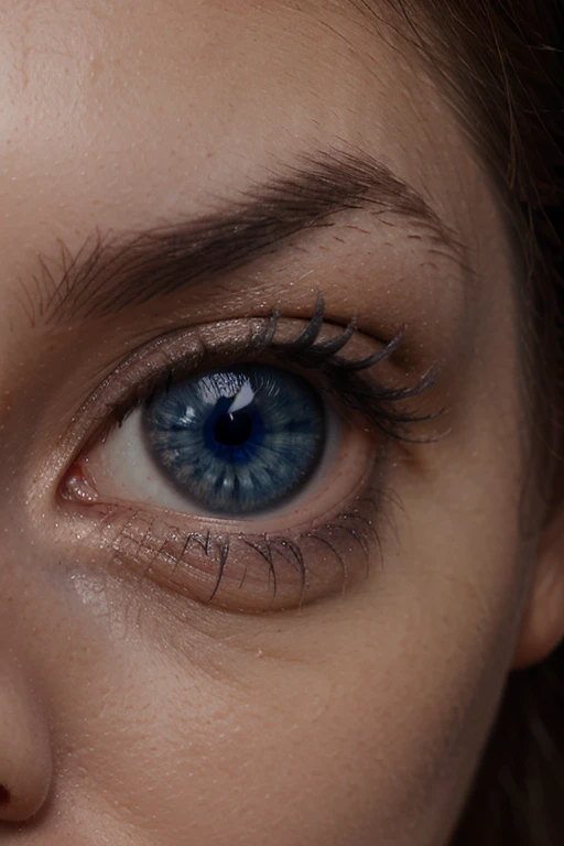 close-up, blue eyes, close-up image, show only the eyes