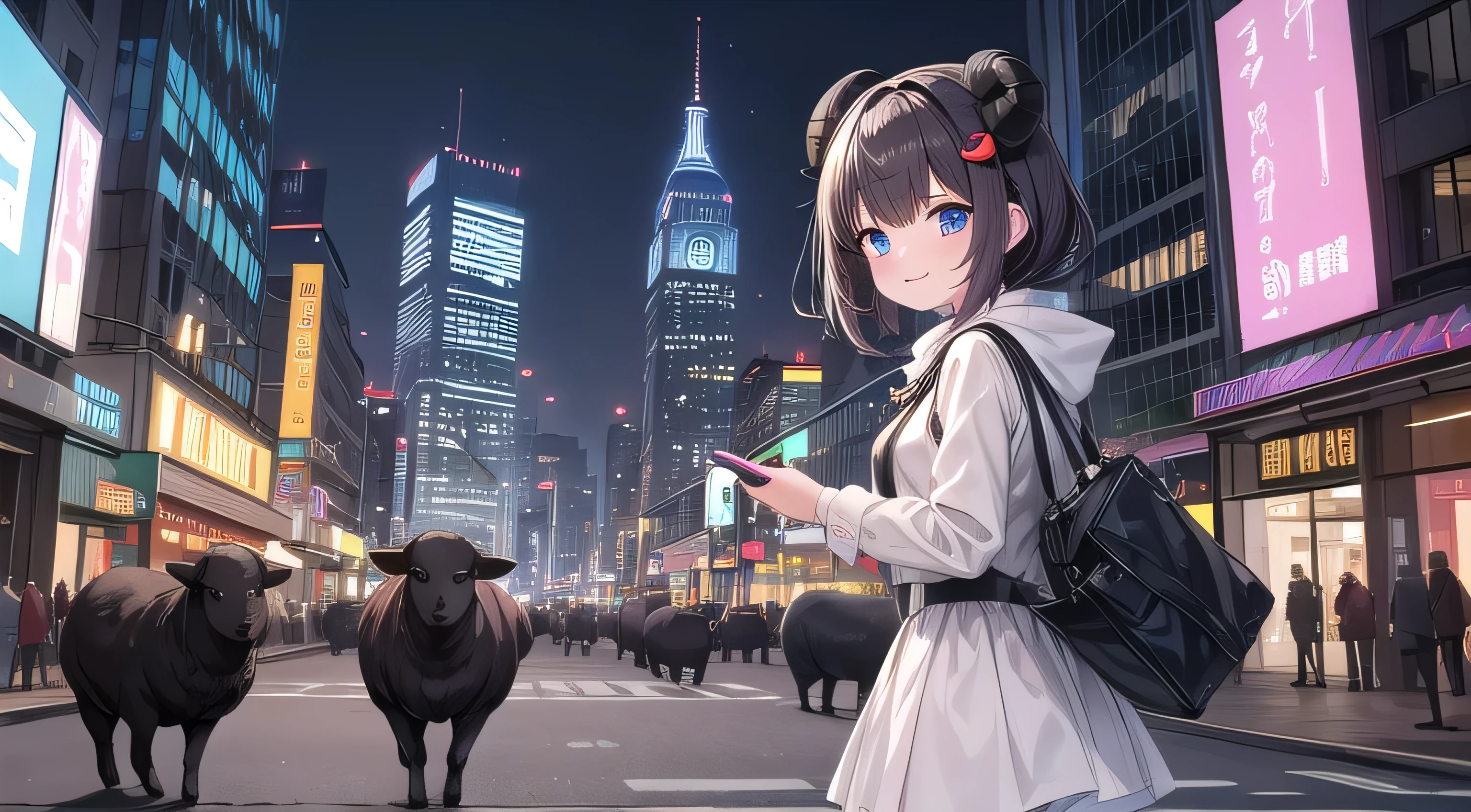 City of night、Smiling black sheep