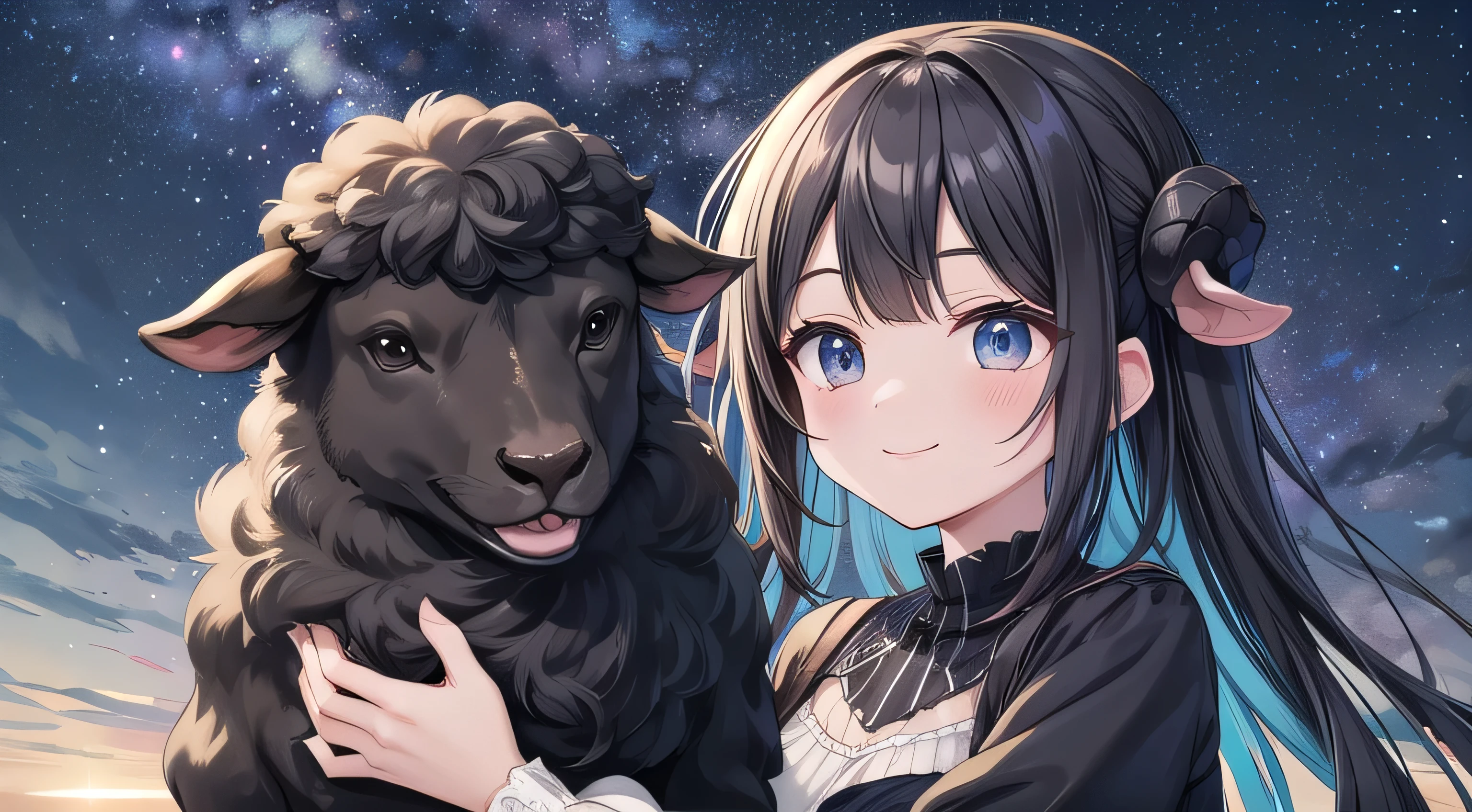 Starry Sky、Smiling black sheep