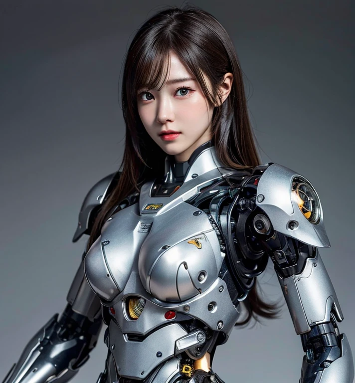 Textured skin, Super Detail, Attention to detail, high quality, 最high quality, High resolution, 1080p, hard disk, beautiful,(cyborg),Oppai  missile,beautiful cyborg woman,Mecha Cyborg Girl,Battle Mode,Girl with a mechanical body