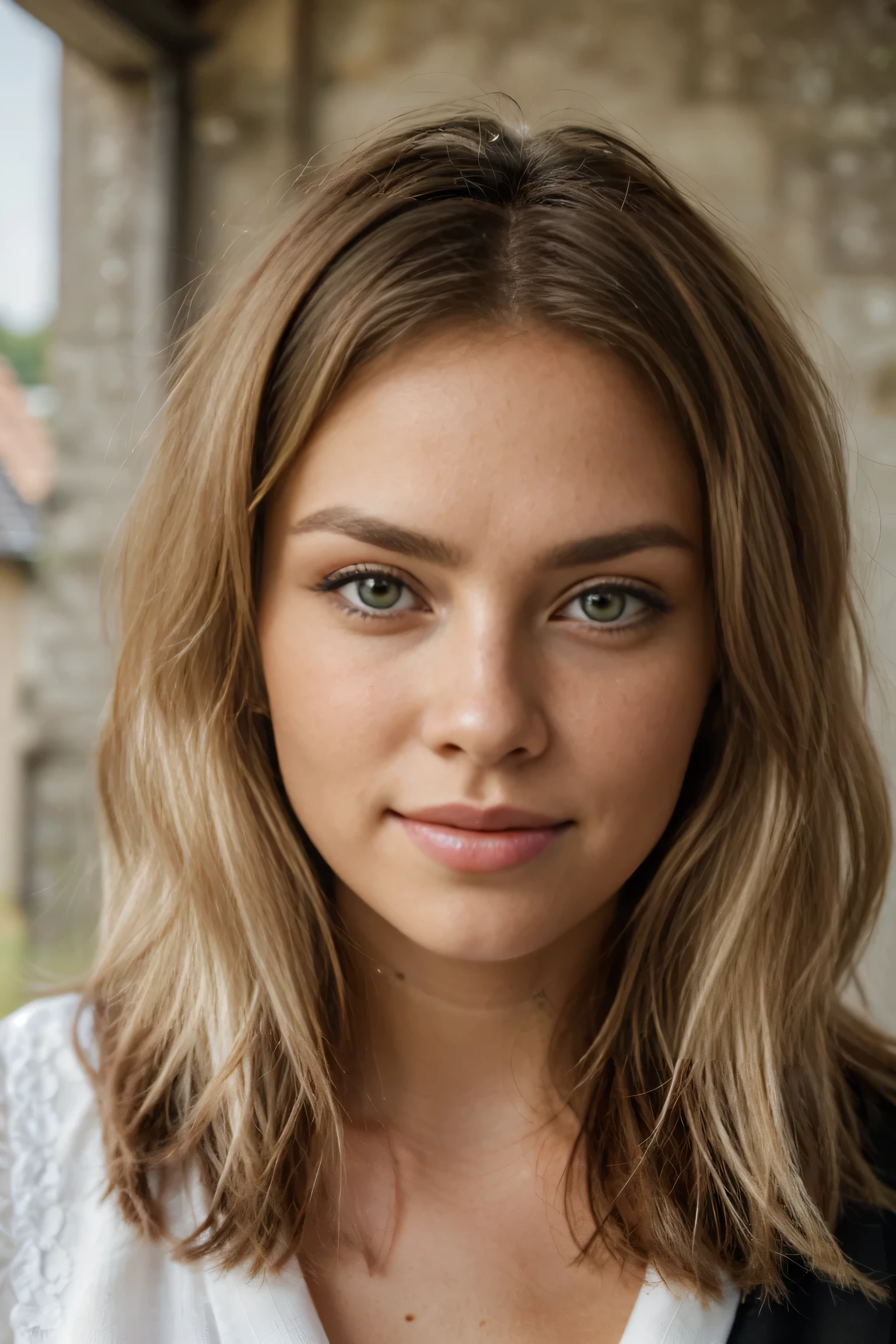 (RAW close-up portrait) the 24-year-old blonde, natural blonde long wellig Haar framing a face radiating grace, (blonde Haar ), Castles, wellig, Highlights, wellig, (Frau mit braunen Augen) ,natural breasts_b, ( Rotes Sommerkleid), (Beschnitten) , Detaillierte (Texturen!, Haar!, Helligkeit, Farbe!, Unvollkommenheiten: 1.1), very Detaillierte bright eyes, (direkt in die Kamera schauen), Scheinwerfer, DSLR, Ultra quality, scharf focus, scharf , Depth of field, Filmkorn, (zentriert ), Fujifilm KST3, kristallklar, Mitte des Rahmens, cute face, scharf focus, (big lips), Gesicht wie Irina Shayk, ((blicken Sie geradeaus in die Kamera)), sexy Augen, 