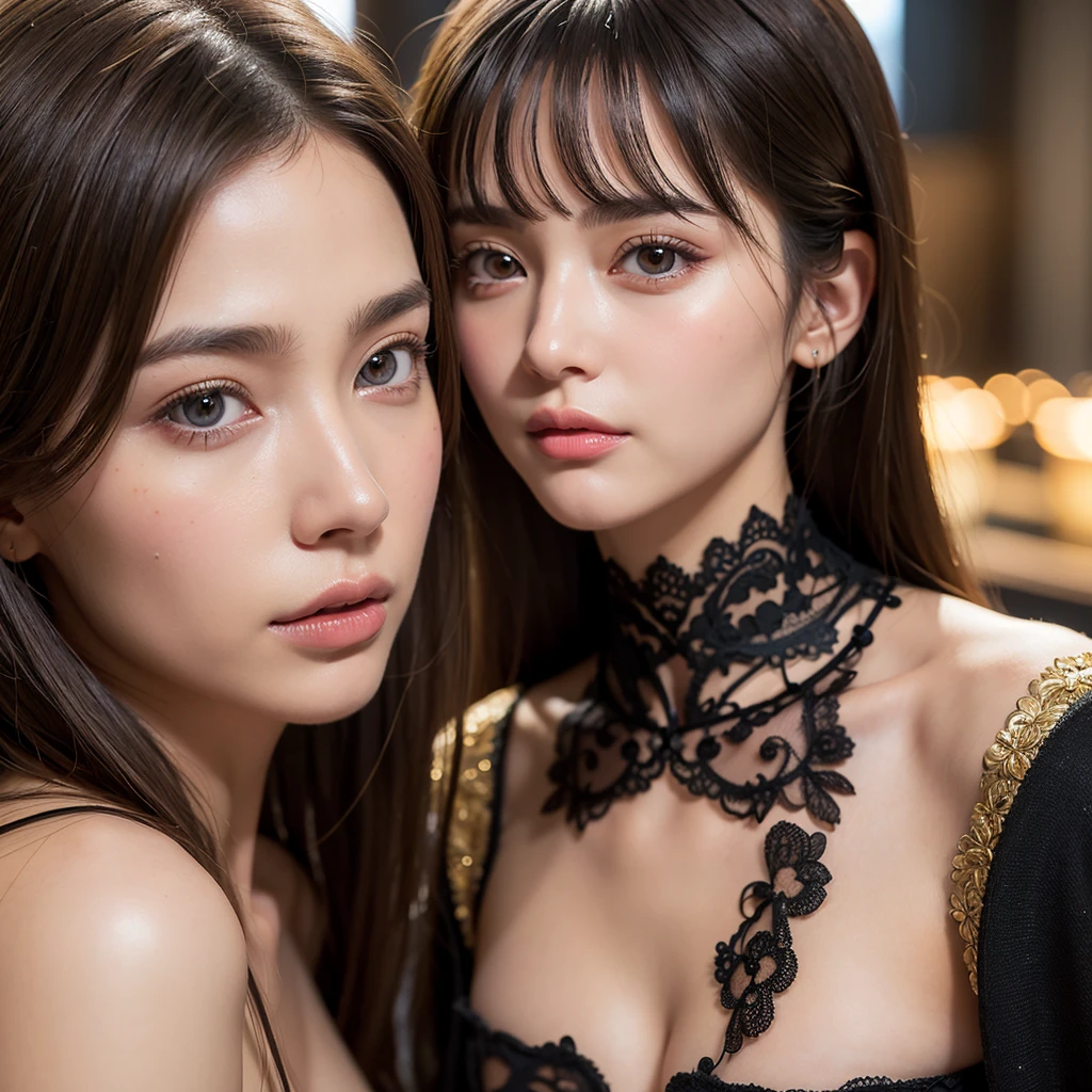 (original) , (Highly detailed wallpaper) , (highest quality) , (masterpiece) , Photographic reality, Realistic, Highly detailed illustration , Beautiful Eyes, (Delicate face) , Perfect detail, (Best lighting) , (Very intricate details) , Super detailed, , Kogal,((Selfie)), ((Black Suit 1.5)), , 4K Integration, (Super fine CG: 1.2) , (8k: 1.2) , Realistic, Octane Rendering