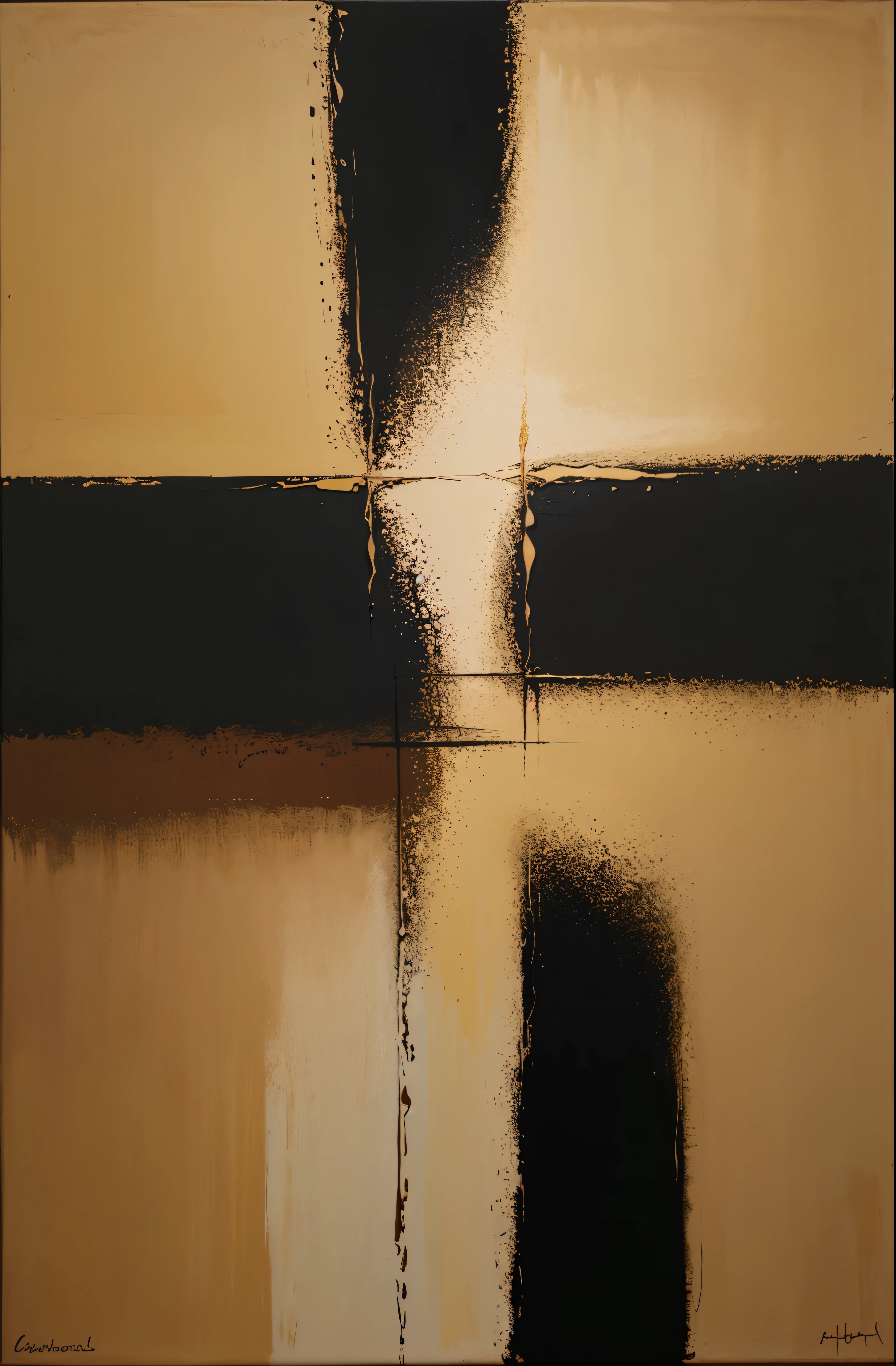 abstract oil painting artwork