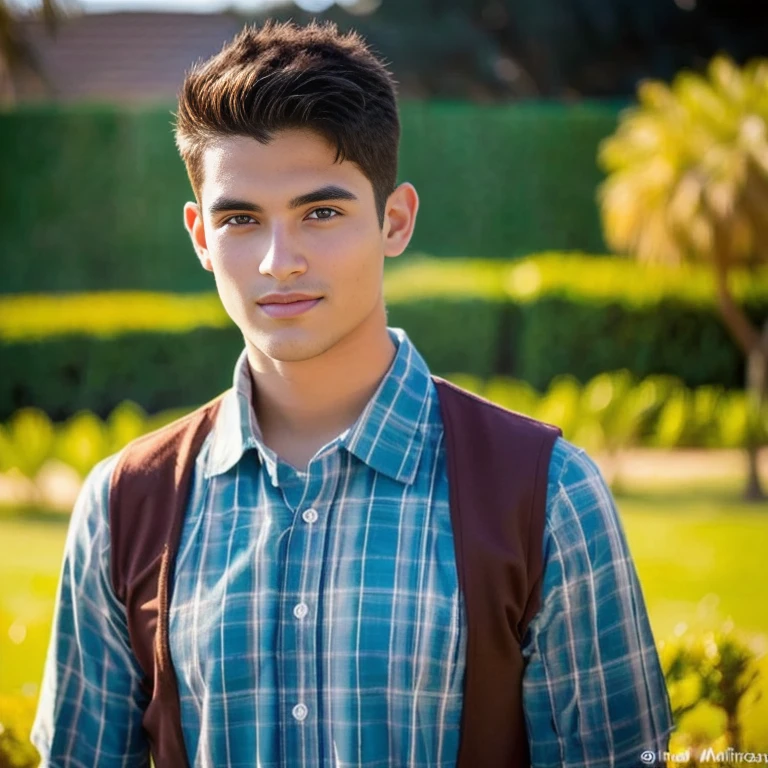 A man wearing a red shirt stands in front of a palm tree., Light stubble with a red shirt, Christian Orrillo, Avatar, headshot Profile pictureture, Alex Miranda, Michael, professional Profile pictureture, Andres Rios, Profile picture, David Marquez, wearing a polo shirt, Profile picture, Maxim Cherkov, Lucas Graziano, high quality vertical, Profile picture
