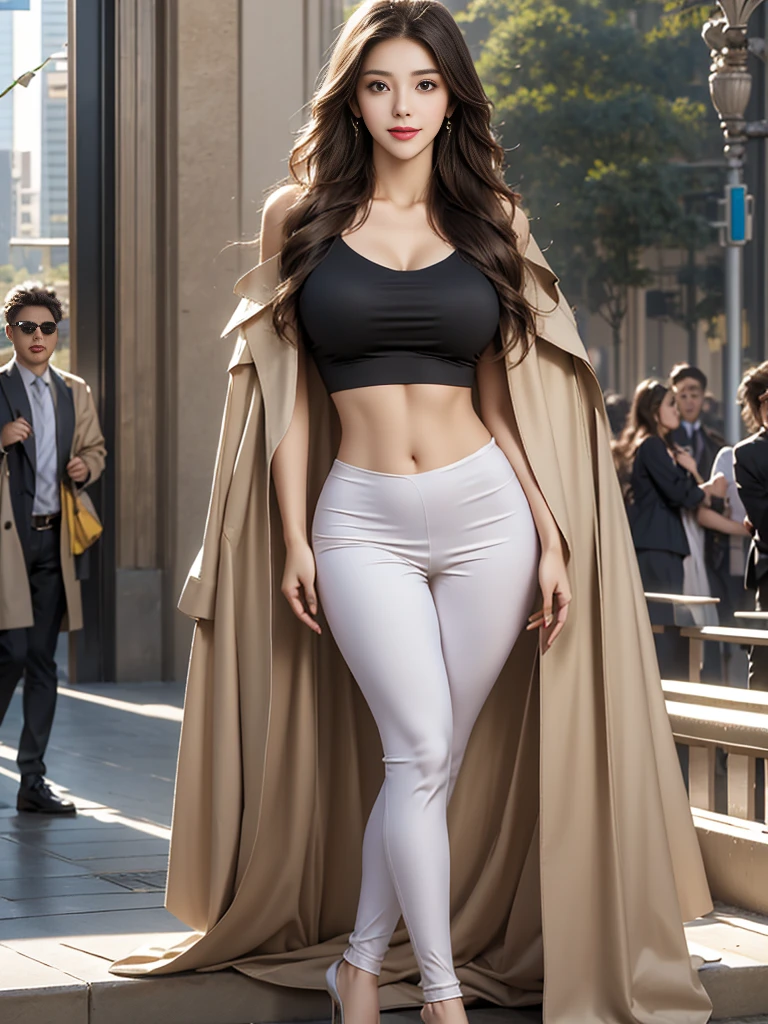 The prompts generated based on the given topic are as follows:

"(best quality,4k,Ultra HD,high resolution,Surrealism:1.2),Exquisite details,Beautiful young woman of 25 years old，Long flowing hair, Wearing police uniform, Charming eyes and charming smile, Toned arms and lean physique, The stylish fit highlights her charming figure, Confident and professional attitude, Standing in the bustling city background, Tall buildings and bright street lights, Emphasize her authority, The evening sun casts a warm glow on her flawless skin, Pay close attention to facial features and expressions, Includes chiseled cheekbones and plump lips, Capture the determination and wisdom in her eyes, Her long leggings highlighted her toned legs and slim waist, Her big, firm breasts match her confident pose perfectly., The perfect combination of elegance and power, A symbol of power and justice, With a touch of feminine charm."

remember, This is just an example based on the given topic. When creating a prompt，Please feel free to incorporate your own ideas and artistic vision!