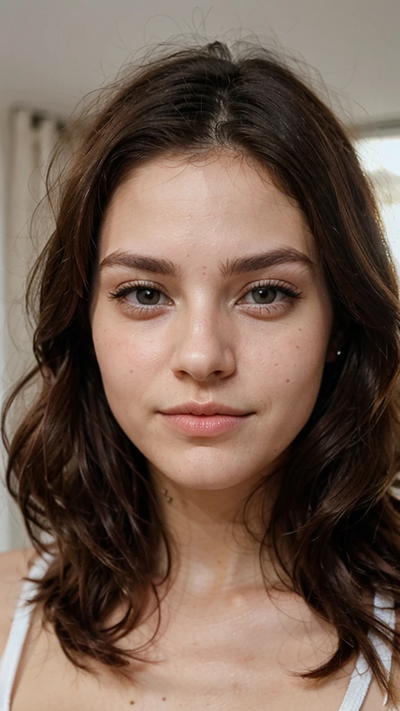 Une femme de 20 ans,visage parfait,  visage proche, very pretty