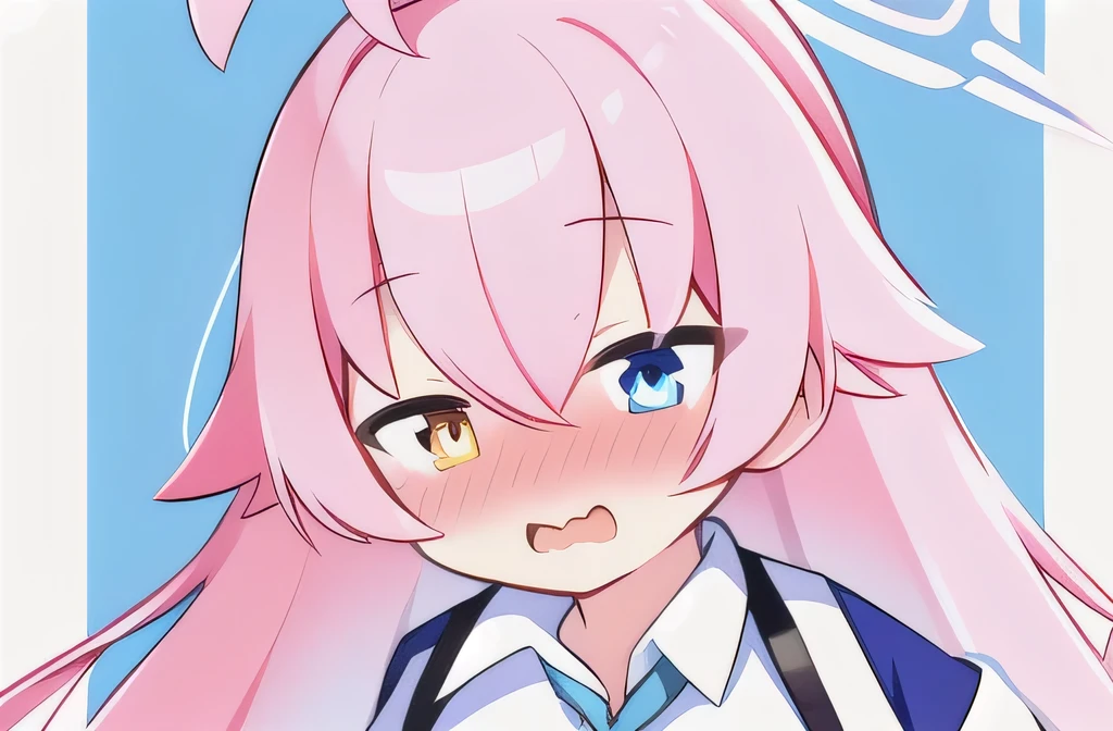 hoshino \(blue archive\),cute,blushing,white background