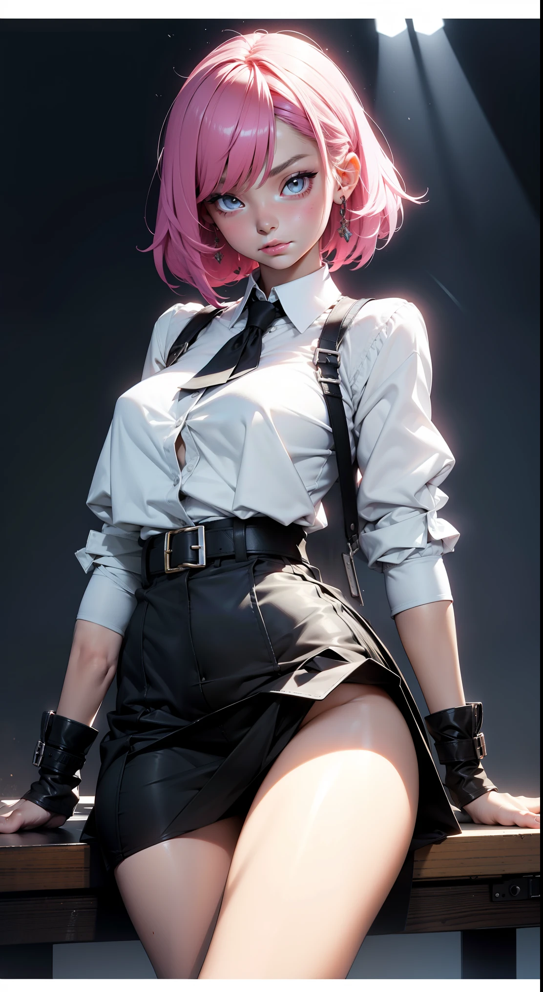 The girl in a short skirt sits on the table, bent her legs in her knees, the girl gently pussy, the girl hugs the guy with his feet and looks into his eyes with love (the best quality, 4k, 8k, Highres, masterpiece: 1.2), ultraderated, realistic, HDR, UHD, studio lighting, extreme description of details, professional, bright colors, sides, portraits, (Boy: 1.1, girl: 1.1),