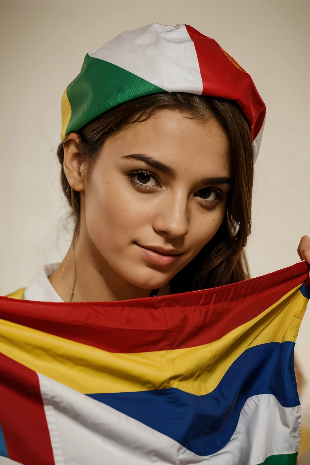 Bandeira Brasil com Bandeira Da Espanha