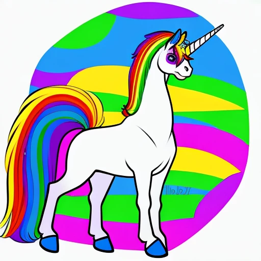 Male Unicorn, feral, equine horse cock, sheath precum, rainbow bomb