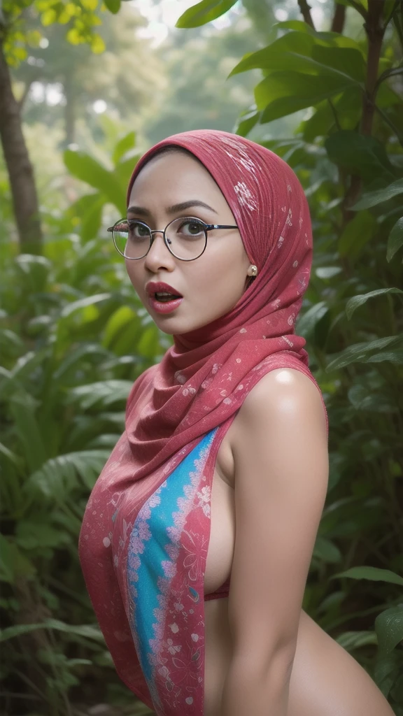 ("Tongue"), (Anger), (Anger), (Anger), (Anger), "G-String & Thong", "Oki Setiana Dewi", "Spectacles", ("Light Green Hijab Floral pattern Naked"), Chubby Wearing "Lace Floral Pattern Bra" & Short Hairy Pussy, "Facial expression in anger", "Light Green", "Light Green Lips", "Bokeh" My ass is huge Being in the forest, "Very angry facial reaction", (Heavy Huge Breasts Tits)
