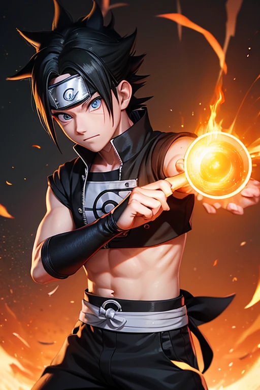 1 naruto uzumaki man hair orange rasengan fight vz sasuke uchiha hair black chidori