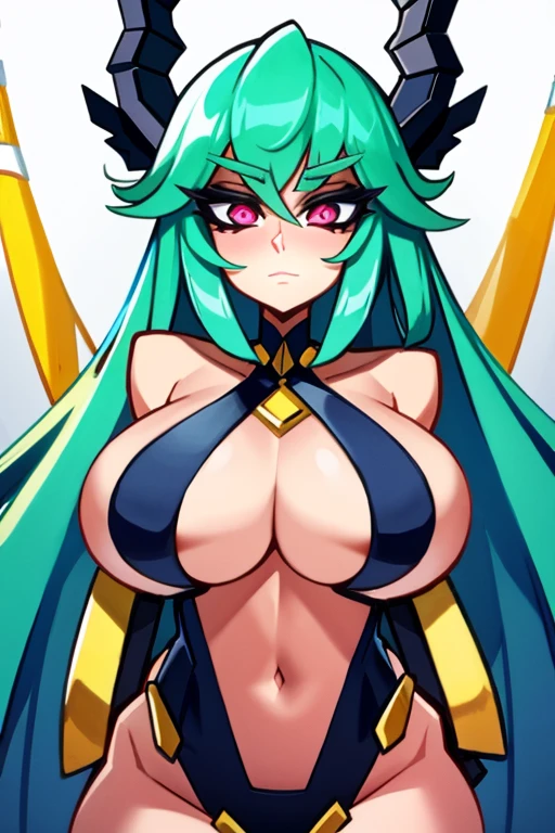 Busty Dragon Girl in Exotic Clothing