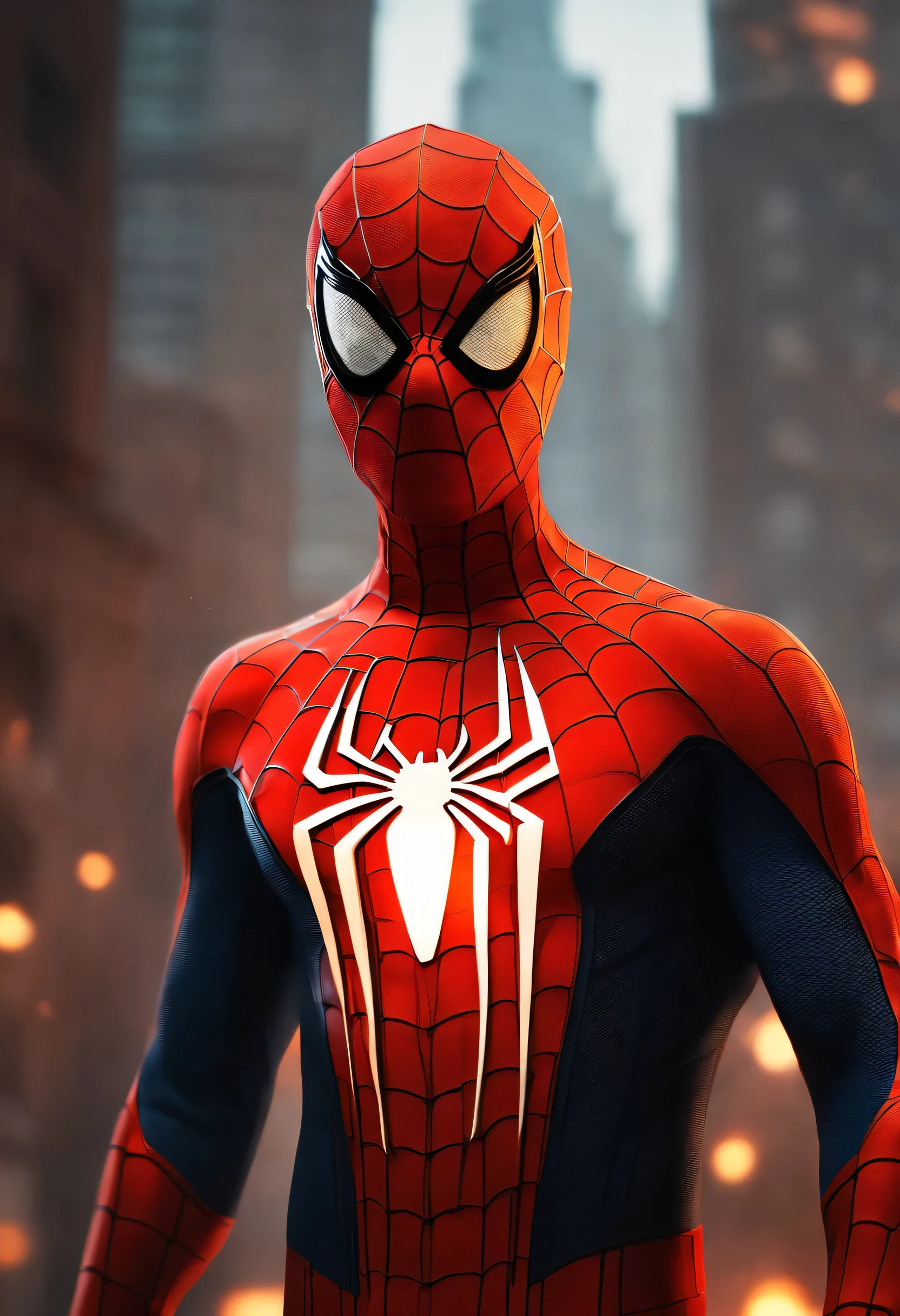 homem-aranha-sona, tema fogo, cores quentes