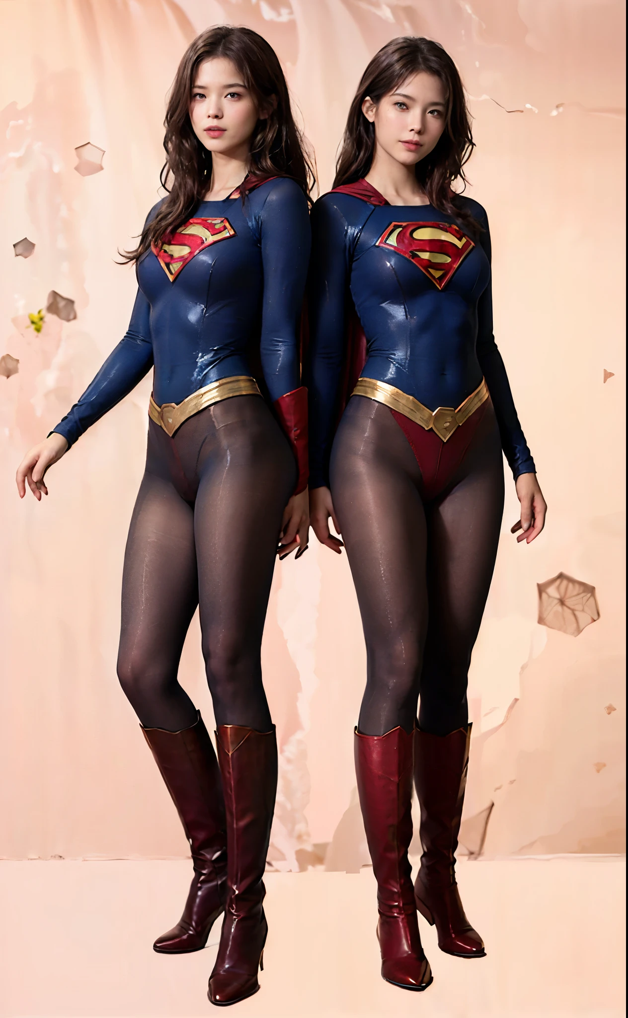 Sleeping、suffering、Falling、Are sleeping、Sleeping、suffering、mouth is always open sloppily、I always have drool dripping from my mouth、Asian beautiful girl、(((Beautiful legs in black tights.)))、(((Beautiful feet)))、(((Smiling expression)))、((((Make the most of your original images)))、(((Supergirl Costume)))、(((Beautiful Hair)))、(((suffering)))、(((Be sure to wear black tights)))、(((You must wear red boots)))、((Best image quality、8k))、((highest quality、8k、masterpiece:1.3))、(((Keep your background simple)))、Sharp focus:1.2、Beautiful woman with perfect figure:1.4、Slim Abs:1.2、Wet body:1.5、Highly detailed face and skin texture、8k、Beautiful feet