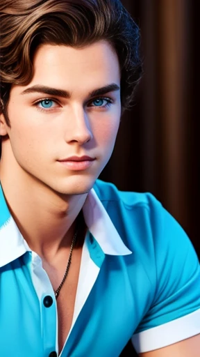 young heartthrob Abramowicz focus on character's face