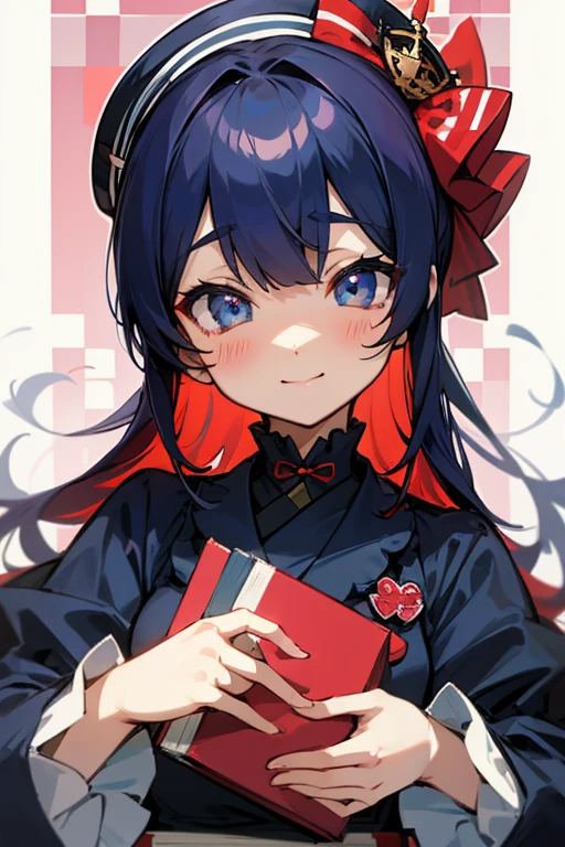 MS. cute、Taisho、Checkerboard Pattern、Beautiful Eyes、Embarrassing、Navy Blue and Red、Refers to 4 books、One thumb、