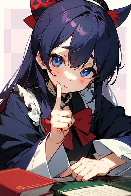 MS. cute、Taisho、Checkerboard Pattern、Beautiful Eyes、Embarrassing、Navy Blue and Red、See 4 books、One thumb、