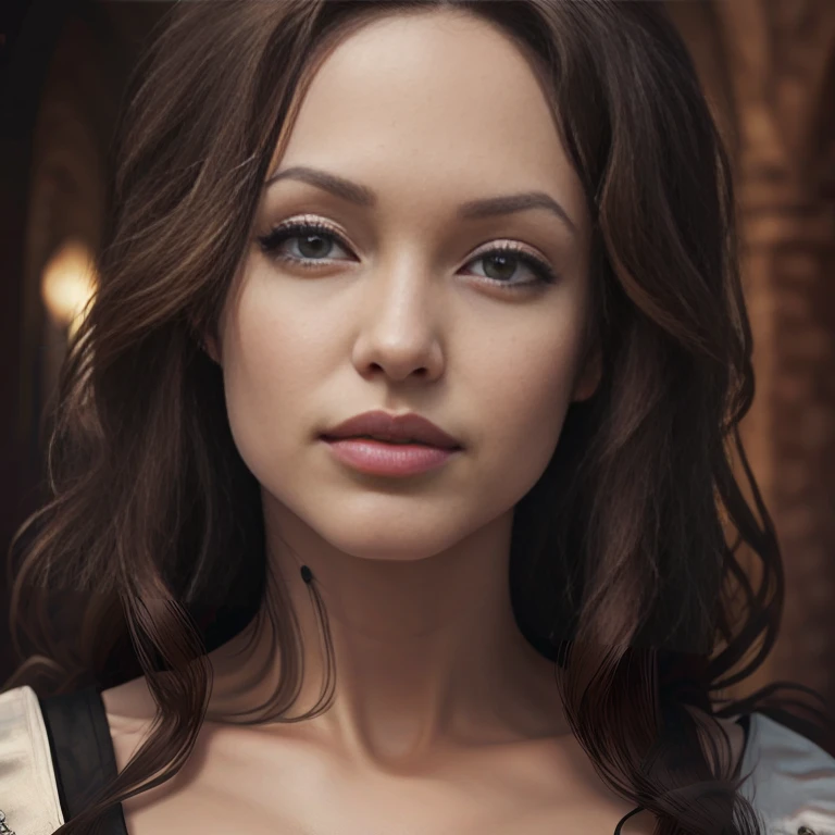 score_9, score_8_up, score_7_up, score_6_up, score_5_up, Margaery Tyrell from Game of Thrones, black hair, sexy, extremely detailed artgerm, in medieval black bralette uniform posing, midriff, cleavage, (masterpiece, best quality:1.2), Next to a garden, flowers, beautiful, medieval, (insanely detailed, beautiful detailed, masterpiece, best quality), (insanely detailed, masterpiece, best quality) angl