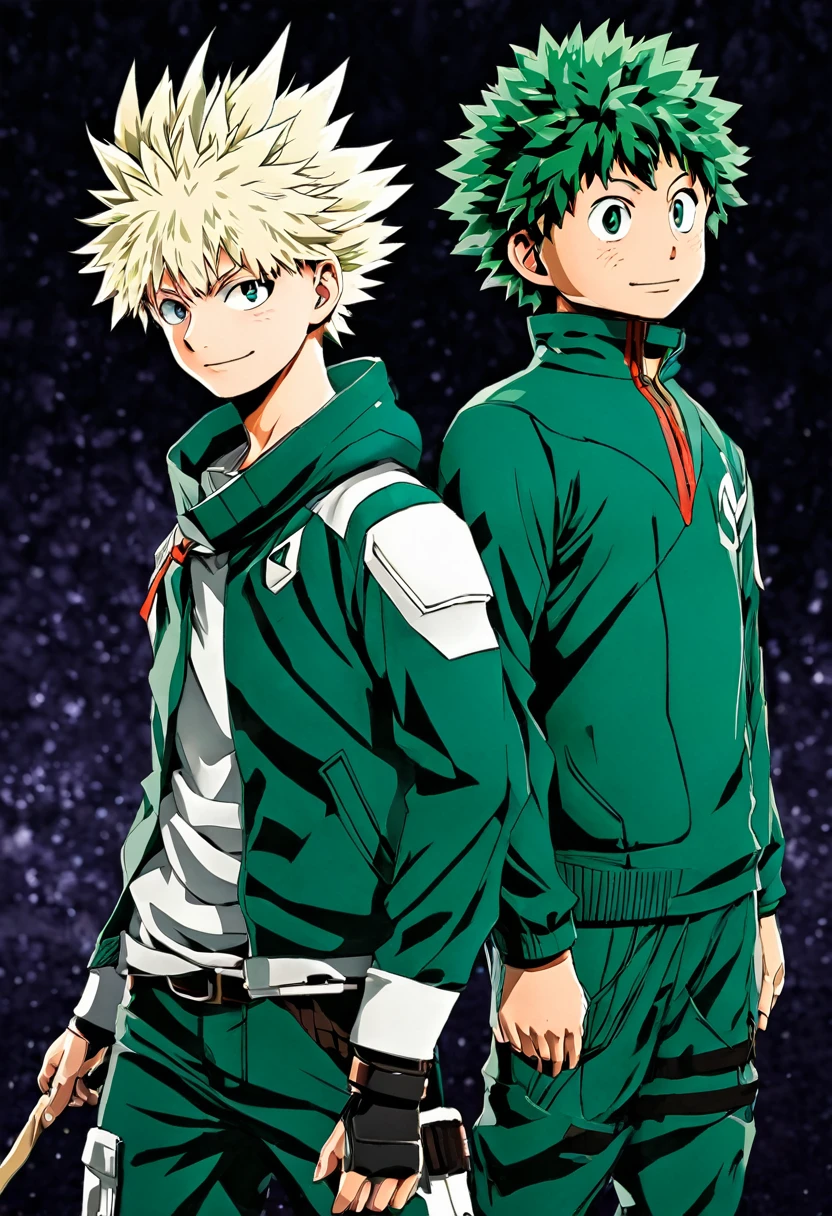 Hijo del Katsuki Bakugo y Midoriya izuku 