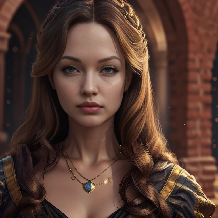 score_9, score_8_up, score_7_up, score_6_up, score_5_up, Margaery Tyrell from Game of Thrones, black hair perfect, necklace, sexy, extremely detailed artgerm, in medieval guard uniform posing, midriff, cleavage, (masterpiece, best quality:1.2), Next to a garden, flowers, beautiful, medieval, (insanely detailed, beautiful detailed, masterpiece, best quality), (insanely detailed, masterpiece, best quality) angl