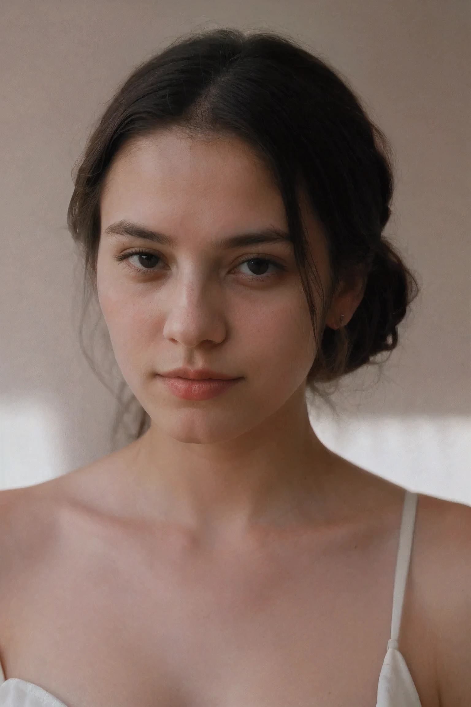 Portrait, shot on leica, shadowplay, gorgeous lighting, subtle pastel hues