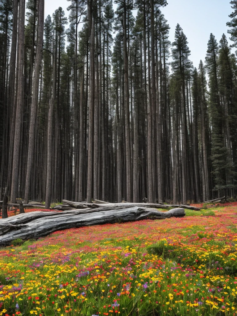 A forest of petrified wood in a natural environment, where ancient trees stand frozen in time, their bark replaced by shimmering stone reflecting the hues of the setting sun. The wood appears almost lifelike, with intricate patterns and textures visible on each petrified trunk, telling tales of a time long past. The surroundings are lush and vibrant, with colorful wildflowers blooming at the base of these stone giants, creating a stark contrast against the solid gray bark. The scene exudes a sense of eerie tranquility, as if the forest is holding its breath, waiting for whispers from a forgotten age to break the silence.BREAK--**futuristc city\(diamond,metallic,silver\)**, BREAK ,backgrownd\((simple black:1.5)(metallic,silver),reflection\),quality\(8k,wallpaper of extremely detailed CG unit, masterpiece,hight resolution,top-quality,top-quality real texture skin,hyper realisitic,increase the resolution,RAW photos,best qualtiy,highly detailed,the wallpaper\),,dynamic ultrarealistic angle, *(TruckersRule style)*