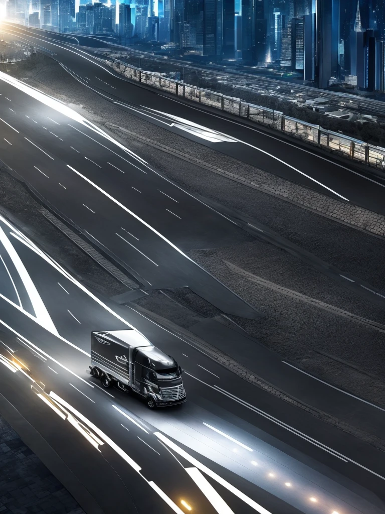 **futuristc city\(diamondeffect,metallic,silver\)**, BREAK ,backgrownd\((simple black:1.5)(metallic,silver),reflection\),quality\(8k,wallpaper of extremely detailed CG unit, ​masterpiece,hight resolution,top-quality,top-quality real texture skin,hyper realisitic,increase the resolution,RAW photos,best qualtiy,highly detailed,the wallpaper\),,dynamic ultrarealistic angle, *(TruckersRule style)*
